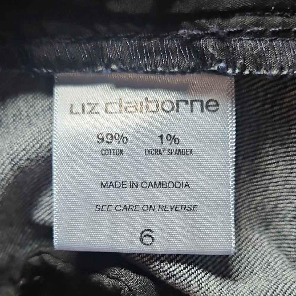 Liz Claiborne Denim Chino Shorts